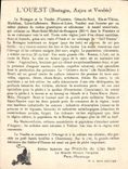 CPA L'Ouest Bretagne Anjou et Vendee Lion noir préparation des filets de peche constructions de navi