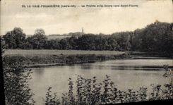 CPA La Haie Fouassiere Loire Inf La Prairie et la Sevre vers Saint Flacre 