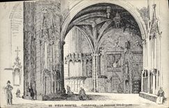 CPA Vieux Nantes Cathedrale Le dessous des Orgues 