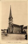 CPA Plesse L I La Croix et l'Eglise 
