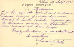 CPA Plesse L I La Croix et l'Eglise 