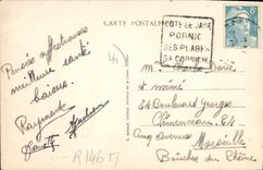 CPA Le Cote de Jade Pornic L I L a plage et les Rochers de la Noveillard