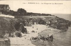 CPA Pornic L I La Plage de La Birochere 