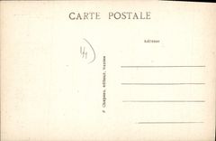 CPA Pornic Loir Inf le chateau au pied a gauche la Croix des huguenots elevee par les Calvinistes et