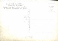 CPSM Au Pays Maraichin Depart pour le marché Rapporte nous dan Ine belle echaudisse do marchaie puto