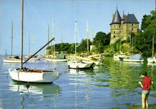 CPSM Ports Bretons Pornic Loire Atlantique Perle de la Cote de Jade 