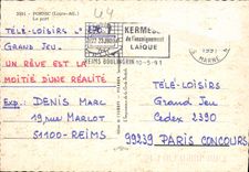 CPSM Pornic Loire Atl le port 