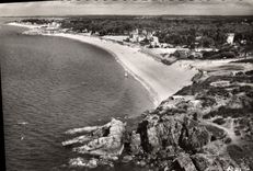 CPSM Ste Marguerite Plage l Inf la plage vue aerienne 