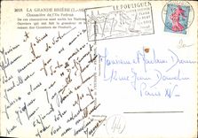 CPSM La Grand Briere L Atl Chaumiere de l'Ile Fedrun de ces chaumieres sont les Maitres ouvriers qui