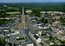 CPSM Plesse Loire Atl l'eglise et le centre du Bourg 