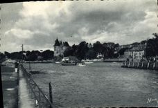CPSM Pornic depart du bateau pour Noirmoutier 
