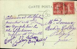 CPA Belfort statue Quand meme enfants