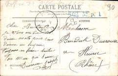 CPA Belfort panorama pris du Lion