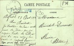 CPA Belfort le Nouveau pont 