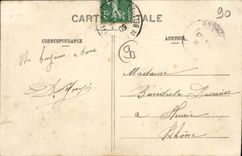 CPA Belfort la statue Quand Meme 