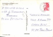 CPSM Chatenois les Forges T de B vue generale aerienne 