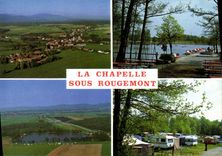 CPSM Territoire de Belfort la Chapelle sous Rougemont Fontaine vue generale le Lac de la belle Escal