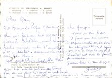 CPSM Strasbourg Belfort Strasbourg Saint Dle Calmar Mulhouse Gerardmer Belfort gerardmer colmar base