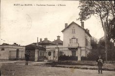 CPA Mary sur Marne fondation Borniche l'entree 
