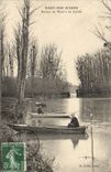 CPA Mary sur Marne Ruines du Moulin de Conde barques 