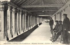CPA Provins Abbaye des Cordeliers hopital generale Cloitre du Levant 