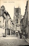 CPA Meaux rue Saint Remy rue animée