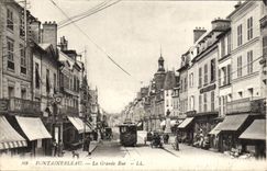 CPA Fontainebleau la grande rue 