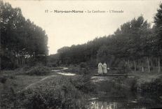 CPA Mary sur Marne Le Confluent l'Estacade 