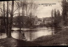 CPA Montigny sur Loing  rivière