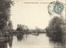 CPA Montigny sur Loing Le Loing le loing au grand logis