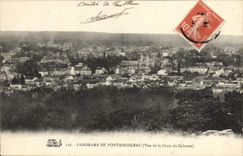 CPA Panorama de Fontainebleau Vue de la Croix du Calvaire 