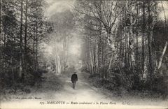 CPA Marlotte Route consuisant a la Plaine Verte 