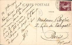 CPA Moret sur Loing S et M Les Bords du loing en aval du pont