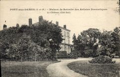 CPA Pont aux Dames S et M maison de Retraite des Artiste Dramatique Le Chateau cote sud 
