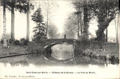CPA Saint Ouen sur Morin Chateau de la Brosse Le Pont du Miroir 