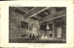 CPA Chateau de Fontainebleau Salon Louis XIII
