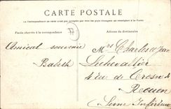 CPA FONTAINEBLEAU la gare