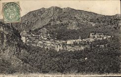 CPA Alpes Maritimes Saorge vue generale