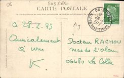 CPA Collection Artistique Sospel (A M) Vue generale