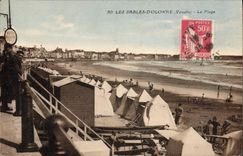 CPA Les Sables d'Olonne (Vendee) La Plage