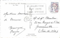 CPA St Gilles sur Vie (Vendee) Le Port