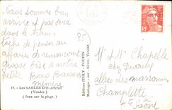 CPA Les Sables d'Olonne (Vendee) (jeux sur la plage)