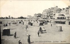 CPA Les Sables d'Olonne La Plage