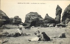 CPA Croix de Vie à Sion Les Rochers dits (Le Chaos)