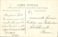 CPA Poitiers L'entree principale du Parc de Blossac