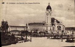CPA Limoges La Nouvelle Gare Limoges Benedictins