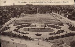 CPA Limoges Le nouveau Jardin de la Gare