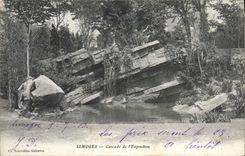 CPA Limoges Cascade de l'Exposition