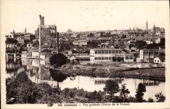 CPA Limoges Vue generale (Vallee de la Vienne)