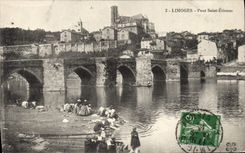 CPA Limoges Pont Saint Etienne